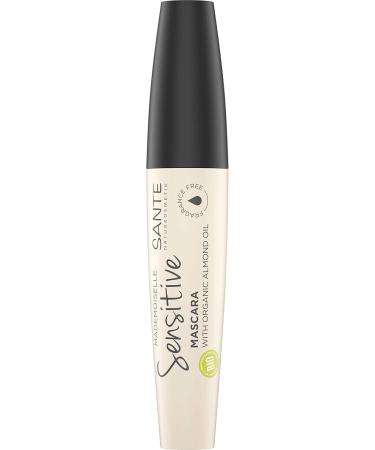 Sante Mademoiselle Sensitive Mascara 01 Black - Vegan Volume & Length Perfume Free for Sensitive Eyes - 12ml - Buy Online on SooperMarket.com