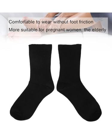 Anggrek Non Binding Care Cotton Socks for Elderly Women - Moisture Wicking Cushion Socks - Buy Online on SooperMarket.com