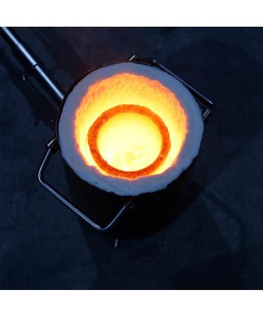 Gongyi #1 Clay Graphite Crucible 2.2lbs-1kg for Metal Melting Casting - Gold Silver Copper Brass Aluminum - Buy Online on SooperMarket.com