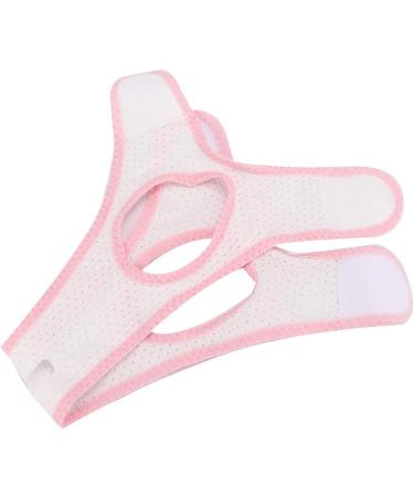 Adjustable Anti Snore Chin Strap - Snore Reduction Aid Device - Easy to Wear - Triangular Mesh Cloth - White - Buy Online on SooperMarket.com