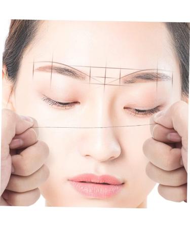 Baluue 4 Pcs Brown Makeup Gadgets Eyebrow Mapping Ruler Ink Line Embroidery Ink Makeup Supply 7.5x4.5cmx2pcs Brownx2pcs - Buy Online on SooperMarket.com