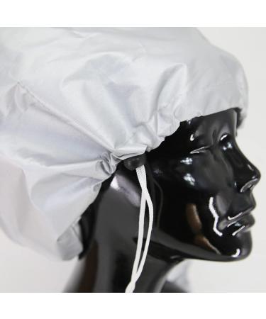 Towarm Portable Soft Hair Drying Cap - Adjustable Bonnet Hood Hat for Home Salon Use - Grey/Pink - Buy Online on SooperMarket.com