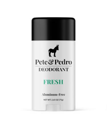Pete & Pedro FRESH Deodorant 2.65 oz & REBEL Eau de Parfum 3.4 oz Combo - Natural Aluminum-Free Deodorant for Long-Lasting Freshness | Bold Citrus & Woody Fragrance for a Lasting Impression - Buy Online on SooperMarket.com