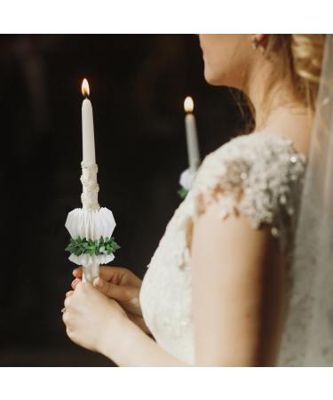 Bofunx Drop Catcher Paper - Drip Protection for Christening Communion & Wedding Candles (3-6 cm Diameter) - Buy Online on SooperMarket.com