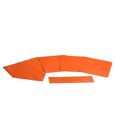 CHAMPRO Throw Down Rubber Bases, Set of 5, Orange