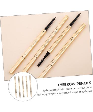 WOONEKY 5pcs Double-head Eyebrow Pens Plastic Waterproof Eyebrow Pen Double End Eyebrow Pen - Buy Online on SooperMarket.com