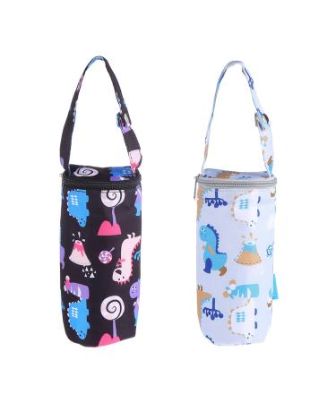 Insulated Water Bottles 2Pcs Baby Stroller Feeder Bag Nursing Bottle Thermal Bag Bottle Holder Mam Bottles Newborn