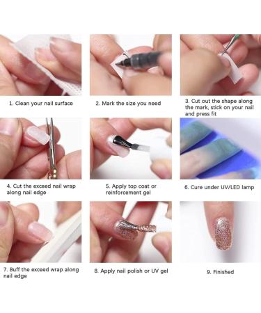 Nail Repair For Damaged Nails Fibreglass Nail Repair Silk Fibreglass Nail Extensions Nail Glue Stickers Silk Nail Wrap Nail Art Tool For Fingernail Repair - Buy Online on SooperMarket.com