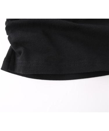 ZUMIY Maternity Nursing Top | Women's Cotton V Neck Shirt | Black+Yellow Print | Ruched Waist | Double Layer Tank - Buy Online on SooperMarket.com