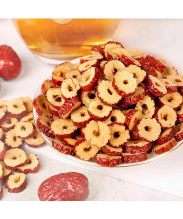 cn herb 100g Red Jujube Flakes Canned To Make Tea Xinjiang Big Crispy Dates Seedless Date Rings - Buy Online on SooperMarket.com