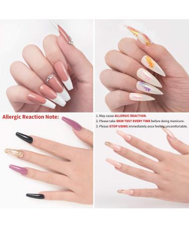 Beetles Poly Nail Extension Gel Kit 3 Colors 1OZ All-in-One French Kit Tyro Nail Salon Mother's Day Gift A-Nude-001 - Buy Online on SooperMarket.com