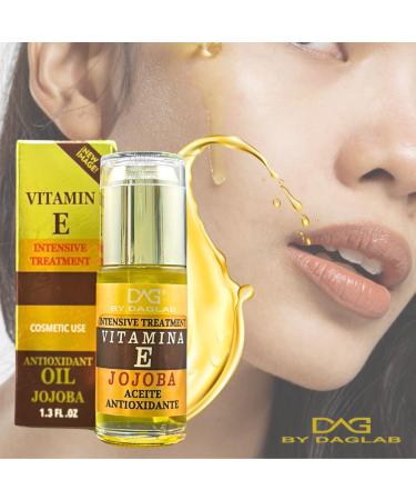 Vitamin E Oil (1.3 Fl Oz) - Intensive Cosmetic Treatment with Jojoba Aloe Vera Argan & Glycerin | Buy Internationally - Buy Online on SooperMarket.com