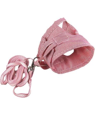 YJZQ Guinea Pigs Safety Harness Adjustable Stripe Pet Harness Vest Lead Rope for Rats Iguana Hamster Ferrets Small Animal Pet Training or Walking red - Buy Online on SooperMarket.com