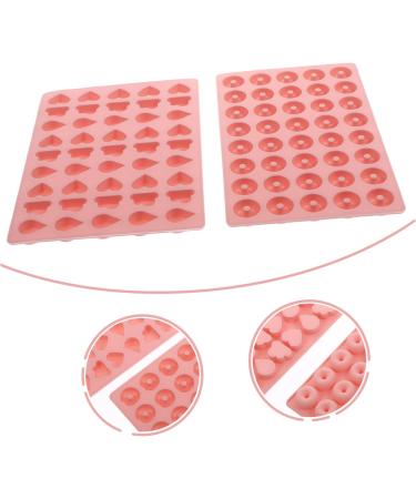 ibasenice 2pcs Candy Mold Cookie Mold Cupcake Molds Cookie Stencils Mini Cake Molds Gummy 20X14.3CM Pink - Buy Online on SooperMarket.com