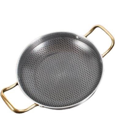 Angoily Frying Pan Griddle Honeycomb Non Stick Fry Pan Household Skillet Honeycomb Skillet Fry Pan for Outdoor Cooking Fry Pans for Cooking Stainless Steel Cooking Utensils 26c - Buy Online on SooperMarket.com