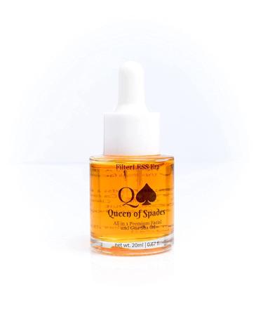 Queen Of Spades All in One Facial Oil with Gua Sha - Ultimate Skincare Solution - Buy Online on SooperMarket.com