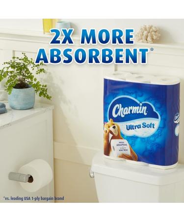 Charmin Ultra Soft Toilet Paper - 6 Mega Rolls (24 Regular Rolls) - 6 Count Pack - Buy Online on SooperMarket.com