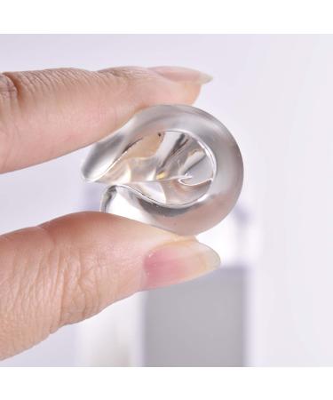 SHOPANTS XL Clear Soft Nail Stamper Kit with Scraper - Silicone Nail Art Printer Manicure Tool with Lid - Buy Online on SooperMarket.com