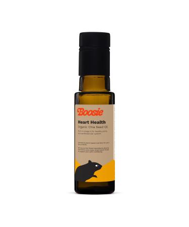 Boosie Organic Chia Seed Oil for Dogs and Cats 100ml - Rich in Omega-3 - Supports Joint Heart and Brain Health - Antioxidant - 100% Natural without Additives or Preservatives - Pet Nutrition