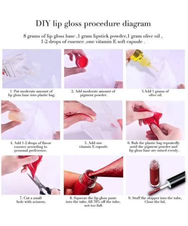 Skynest Lip Gloss Base - DIY Moisturizing Vegan Lip Makeup Oil (1Pack 50ML + 3 Packs 20ML) - Buy Online on SooperMarket.com
