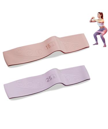IOPJLK Fitness straps 2 pieces resistance bands with 2 levels resistance tapes with demonstration patterns resistance tapes strength training 15lbs and 20lbs fitness straps set for yoga pilates