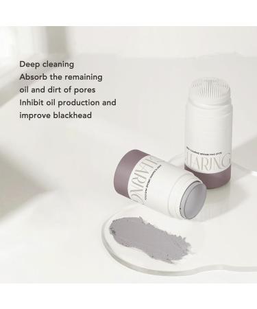 Pore Cleansing Mask Stick Gentle Clay Mask Stick with Silicone Brush for All Skin Types - Buy Online on SooperMarket.com