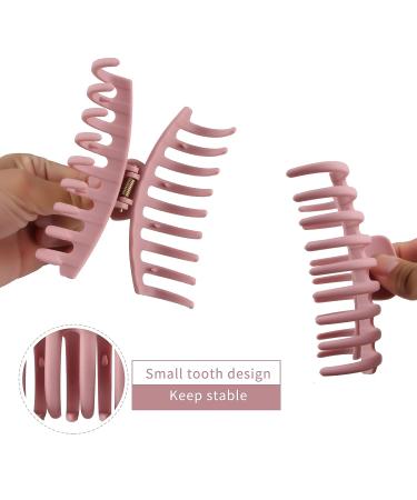 SYGY 6PCS Large Hair Claw Clips for Women - Nonslip Matte Strong Hold Banana Clips for Thick/Thin Hair - Fashion Jumbo Jaw Clips in 6 Colors - Buy Online on SooperMarket.com