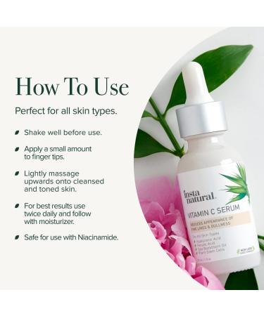 InstaNatural Vitamin C Serum 1 fl oz | Brighten & Revitalize Skin - Buy Online on SooperMarket.com
