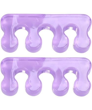 Pack of Purple Silica Gel Toe Separators Bunion & Hammer Toe Relief Stretchers | Best Toe Straighteners - Buy Online on SooperMarket.com