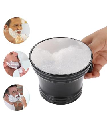 Pilipane Black Shaving Bowl with Handle | Durable Gunfire Design | Ideal for Razor Cream Soap | Travel-Friendly Wide Mouth | Perfect for Barbershop & Home Use - Buy Online on SooperMarket.com