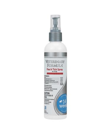 Veterinary Formula Flea and Tick Spray for Dogs, 8 oz  Easy-to-Use Dog Flea Spray, Kills on Contact, Prevents Egg & Larval Development for 14 Weeks