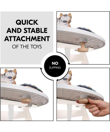 Hauck Alpha+ Click Play Tray Music Set - FSC Certified Beechwood Xylophone Highchair Toy - Buy Online on SooperMarket.com
