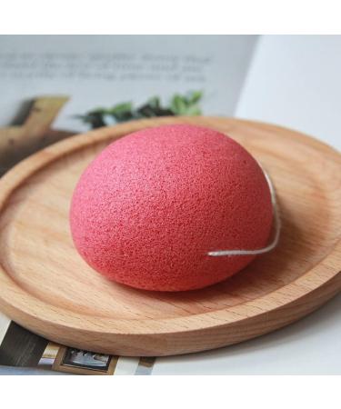 Organic Konjac Facial Sponges Set of 4 for Shower Bath SPA - Natural Cleansing Puff for Kids, Men, Women - Buy Online on SooperMarket.com