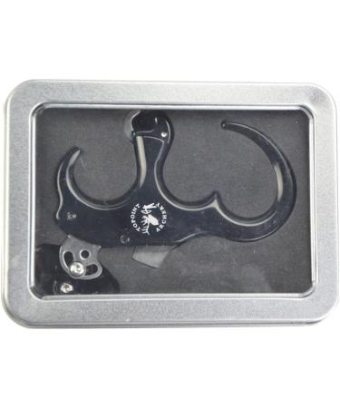 SHARROW Automatic Bow Release Aid | 3/4 Fingers | Aluminium Alloy Thumb Trigger | Archery Accessory for Compound Bow - Black - Buy Online on SooperMarket.com