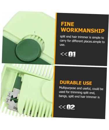 Didiseaon Thinning Bangs Trimmer for Women - Portable Double Edge Hair Comb & Split End Clippers Perfect Hair Styling & Body Sculpting - Buy Online on SooperMarket.com