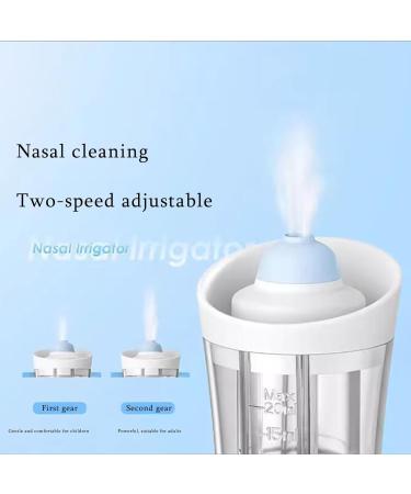 Cordless Nasal Irrigation System Portable Nasal Irrigator Electric Neti Pot for Travel Home Multi-File and Multi-Mode Cleanses Stuffy Nose Sneezing for Adult and Children - Buy Online on SooperMarket.com