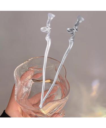 DHWEKU 2 pieces women's hair sticks retro hair sticks hair sticks for long hair beautiful and elegant holds the hair firmly suitable for hair styling design for decorative hair firm hairstyle - Buy Online on SooperMarket.com