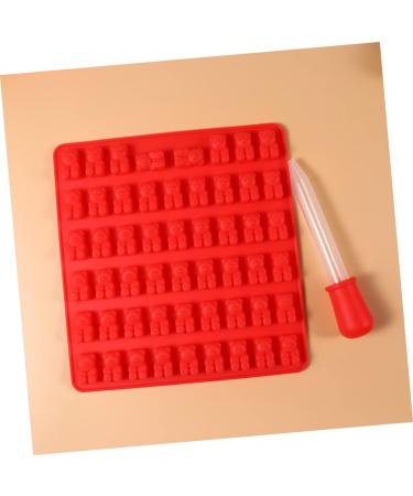 MAGICLULU 2pcs 53 Silicone Gummy Mold Animal Cake Molds Fondant Mold Silicone Candy Molds Gummy Moulds Tool Trays Silicone Molds for Candy Resin Molds Cookie Mould for Cakes 3D Gummies Fudge 16.5*15.5*1.2cmx2pcs Redx2pcs - Buy Online on SooperMarket.com