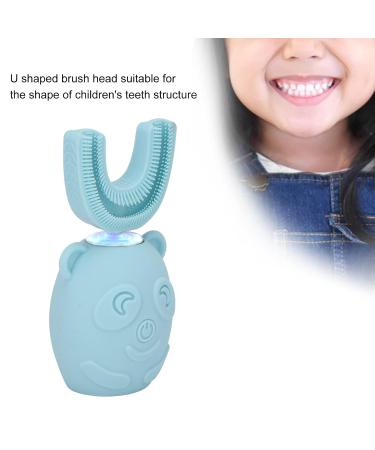 U-Shaped Waterproof Cartoon Electric Toothbrush for Kids - 360 Cleaning Tool for Effective Dental Care - Buy Online on SooperMarket.com