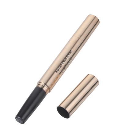 MUSISALY Double Ended Eye Shadow Pen Eyeshadow Eye Makeup Eye Shadow Pens Eye Shadow Sticks Plastic 1 count (Pack of 1) Black