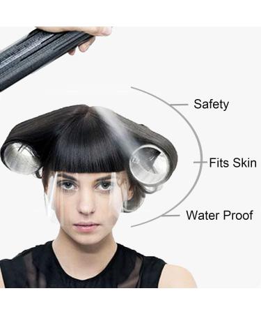 Buy Nitain 50-Piece Transparent Visor Facial Protection Mask for Hair Salons | Safety Face Shield for Barber Haircuts & Beauty Treatments - Buy Online on SooperMarket.com