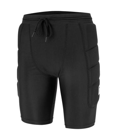 Reusch Men's Shorts Compression Short Soft Padded M 7700 Black
