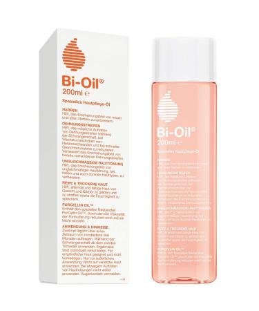 BI-OIL with vitamin A special skin care oil helps with strain strips and scars with dry skin and with uneven skin tinting 200 ml 200 ml (1 Pack)