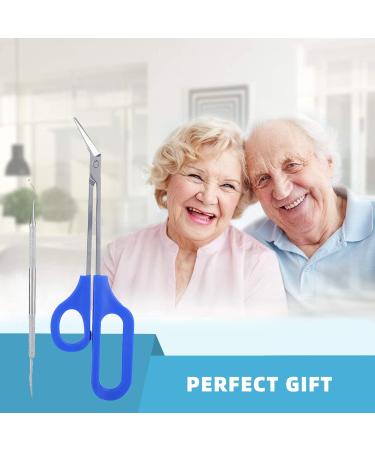 Long Handled Stainless Steel Toenail Clippers for Seniors - Precision Ingrown Toenail Scissors for Thick Toenails - Buy Online on SooperMarket.com