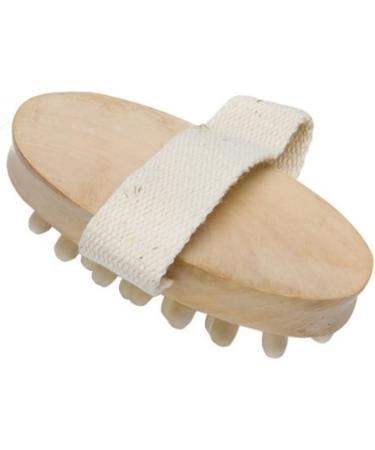 AnHua Natural Wood Hand-Held Body Brush - Cellulite Reduction - L Size - Buy Online on SooperMarket.com