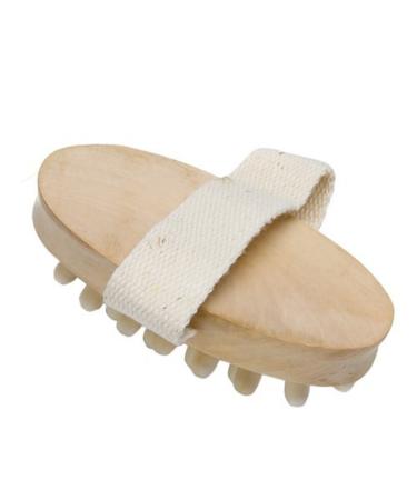 AnHua Anti Cellulite Massager Brush - Handheld Wood Spa Bath Tool - Buy Online on SooperMarket.com