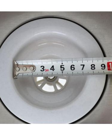 White Sink Plug Kitchen Sink Strainer Plug Waste Plug Basin Water Seal Plug Durable Smooth Maintenance Convenient Sink Stopper - Buy Online on SooperMarket.com