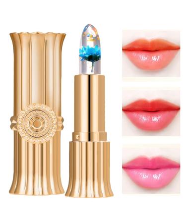 Color-Changing Lip Balm | Nourishing Temperature-Activated Jelly Lipstick with 24K Gold Foil | Perfect for Appointments & Parties - Buy Online on SooperMarket.com