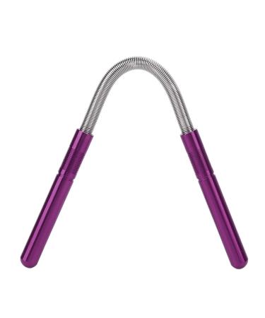 Facial Hair Remover Spring Threader Removal Epilator Face hair removal device Stainless Steel Beauty Spring Threading Tool Eyebrow Face Epilator Effective Epilator Kit for Upper(Purple)