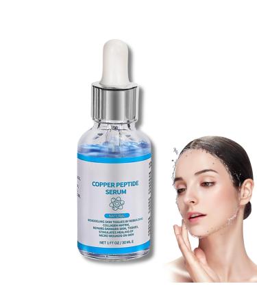 Copper Peptides Serum for Face Face Moisturiser Peptide Serum Face Serum for Women & Men Anti Aging Face Serum with Hyaluronic Acid - Reduces Fine Lines & Wrinkles Serum for Face Care